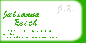 julianna reith business card